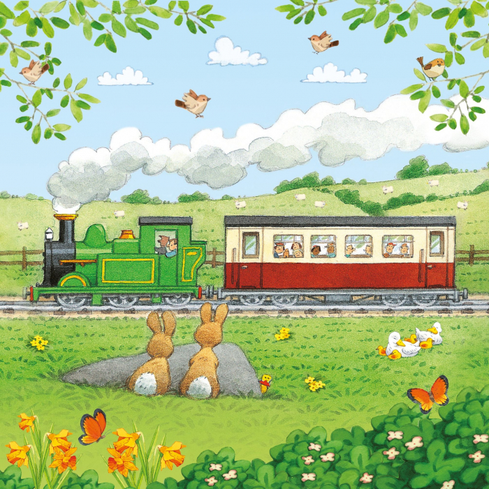 9781801318488 Usborne Poppy and Sam's Book and 3 Jigsaws: Trains [11]
