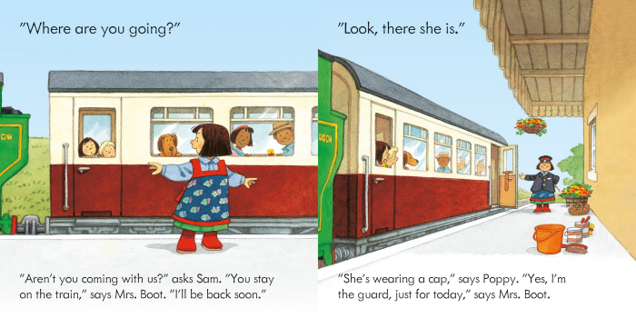 9781801318488 Usborne Poppy and Sam's Book and 3 Jigsaws: Trains [8]