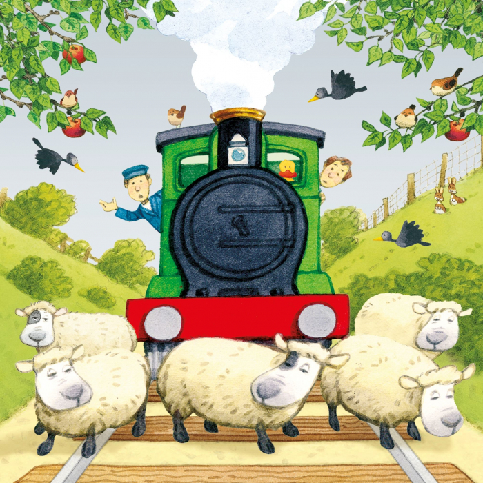 9781801318488 Usborne Poppy and Sam's Book and 3 Jigsaws: Trains [10]