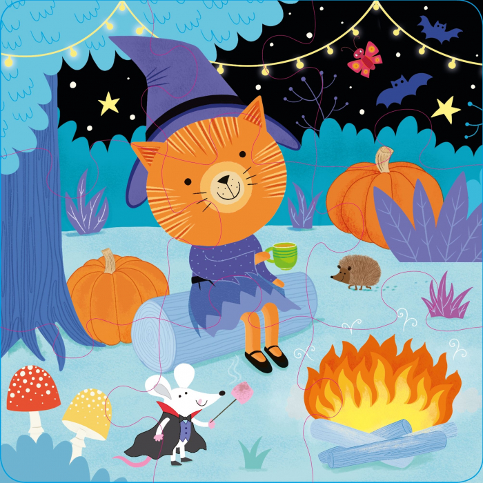 9781803708218 Usborne Book and 3 Jigsaws: Halloween [4]