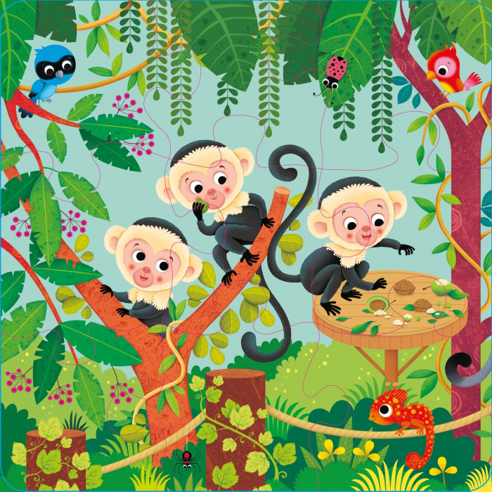9781805078029 Usborne Book and 3 Jigsaws: The Zoo [4]