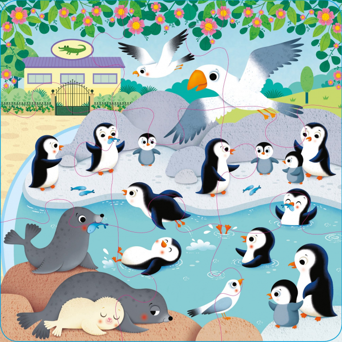 9781805078029 Usborne Book and 3 Jigsaws: The Zoo [3]