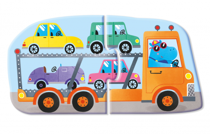 9781474997997 Usborne First Jigsaws and Book: Trucks [2]