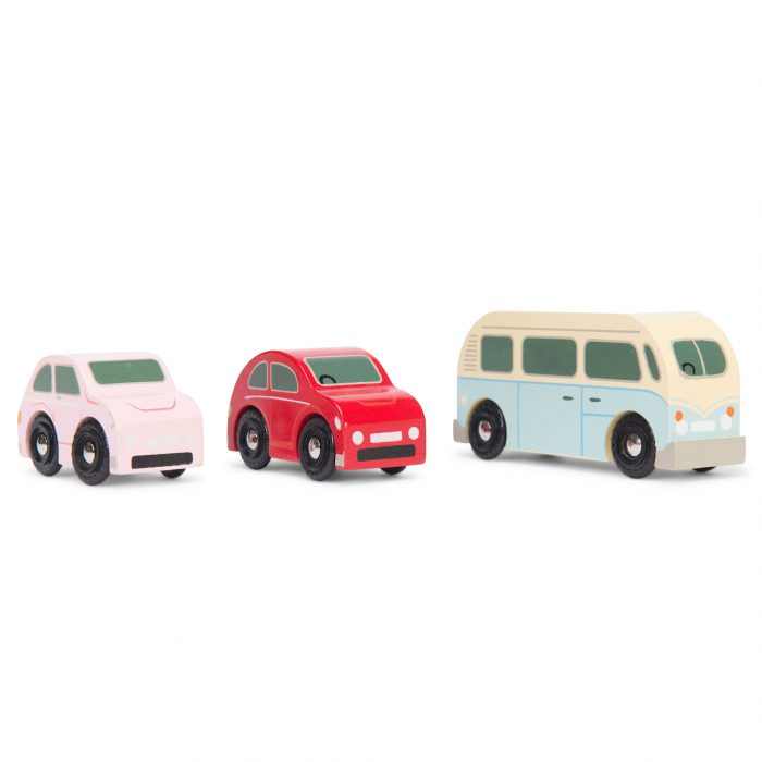 Set masini retro din lemn, 3 masini, Le Toy Van [3]