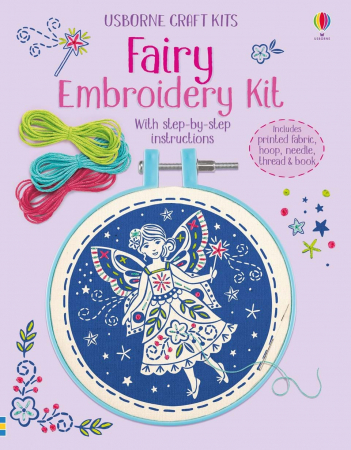 Set de brodat - Kit de brodat Zâne, "Embroidery kit: Fairy", Usborne