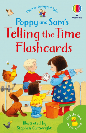 Carduri, Cat e ceasul? cu Poppy si Sam, "Poppy and Sam's Telling the Time Flashcards", Usborne [0]