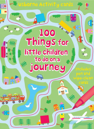 Vacanta de vara - 9780746089217 Usborne Wipe-clean cards: 100 things for little children to do on a journey