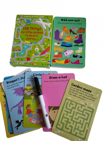 9780746089217 Usborne Wipe-clean cards: 100 things for little children to do on a journey [4]