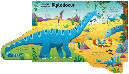 9781805077114 Usborne Great Big Dinosaurs (with Great Big Flaps) [2]