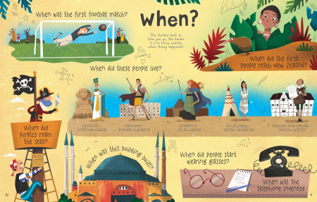 9781474933797 Usborne Lift-the-Flap Questions and Answers about Long Ago [2]