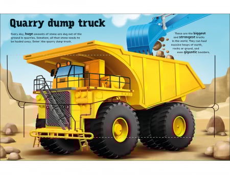 9781805077107 Usborne Great Big Trucks (with Great Big Flaps) [5]