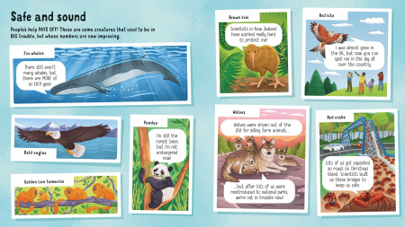 9781474999045 Usborne Look inside Animals in Danger [4]