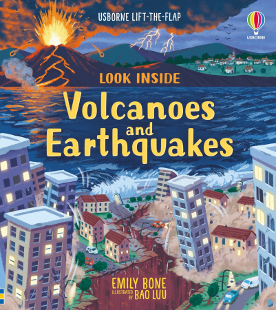 Scoala - 9781474986311 Usborne Look inside Volcanoes and Earthquakes