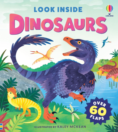 Carti cu clapete - 9781836044291 Usborne Look Inside Dinosaurs