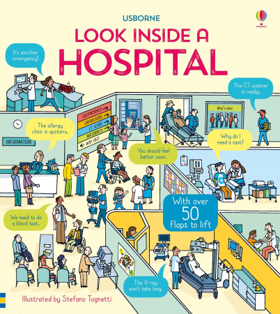 Carti cu clapete - 9781474948166 Usborne Look inside a Hospital