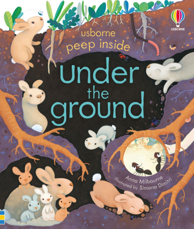 Gradina, natura - 9781474986076 Usborne Peep inside under the ground