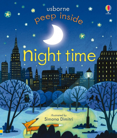 Gradina, natura - 9781409564010 Usborne Peep inside night-time