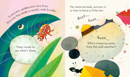 9781836044482 Usborne Peep Inside Autumn [3]