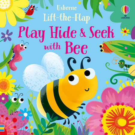 Carti senzoriale pentru bebe - 9781474998000  Usborne Play Hide & Seek with Bee