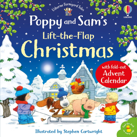 TEME populare - 9781836045441 Usborne Poppy and Sam's Lift-the-Flap Christmas with Advent Calendar