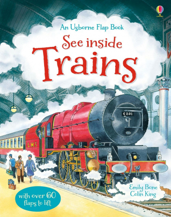 TEME populare - 9781409549932 Usborne See Inside Trains