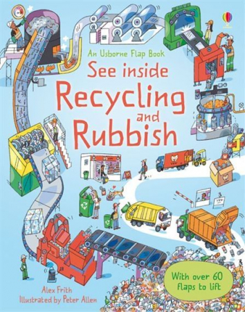 Gradina, natura - 9781409507413 Usborne See Inside Recycling and Rubbish