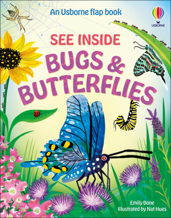 Carti cu clapete - 9781836044420 Usborne See inside Bugs and Butterflies