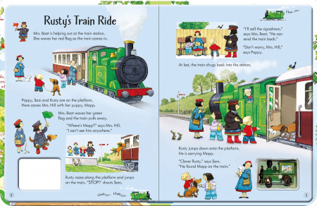 9781474974936 Usborne Poppy and Sam's Wind-up Train Book [1]