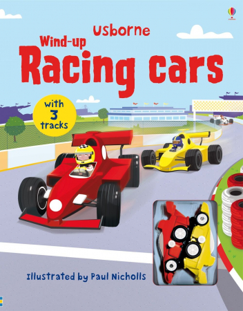 Carti cu jucarie - 9781409507819 Usborne Wind-up Racing Cars