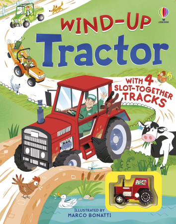 Carti cu jucarie - 9781836046356 Usborne Wind-up Tractor