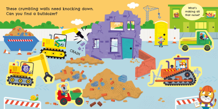 9781836045984 Usborne Trucks and Diggers Magnet Book [4]