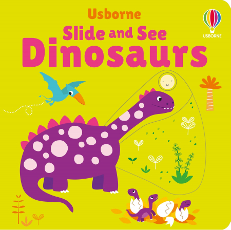 Dinozauri - 9781805079507 Usborne Slide and See Dinosaurs