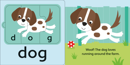 9781803704913 Usborne First Words Jigsaw Book: Farm [5]