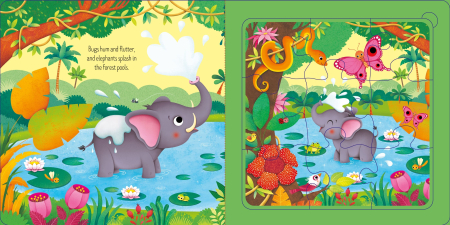 9781835409213 Usborne Jungle Story Jigsaw Book [2]