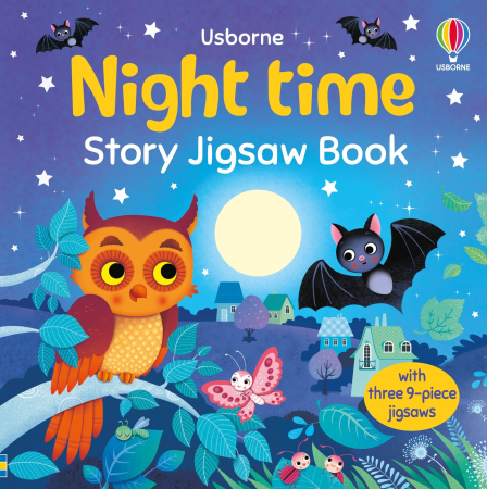 Activitati Usborne - 9781835409206 Usborne Night Time Story Jigsaw Book