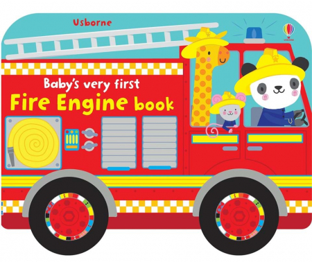 9781474966634 Usborne Baby's Very First Fire Engine Book [0]