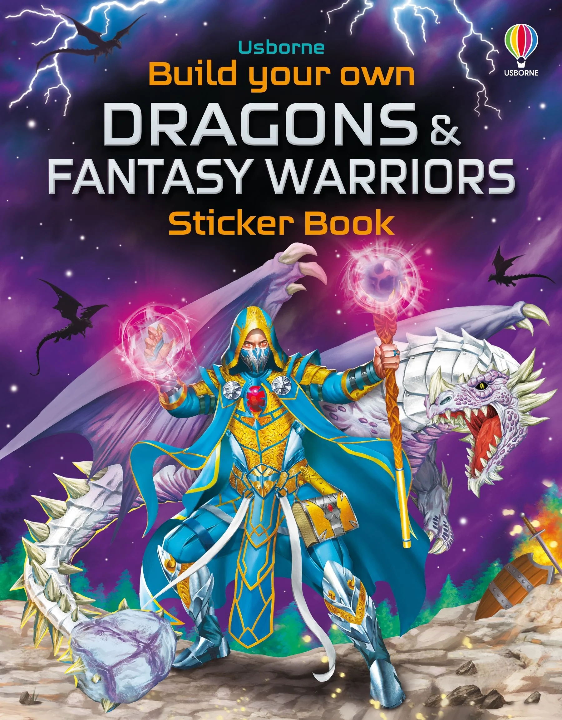 Stickers - 9781805319245 Build Your Own Dragons and Fantasy Warriors Sticker Book