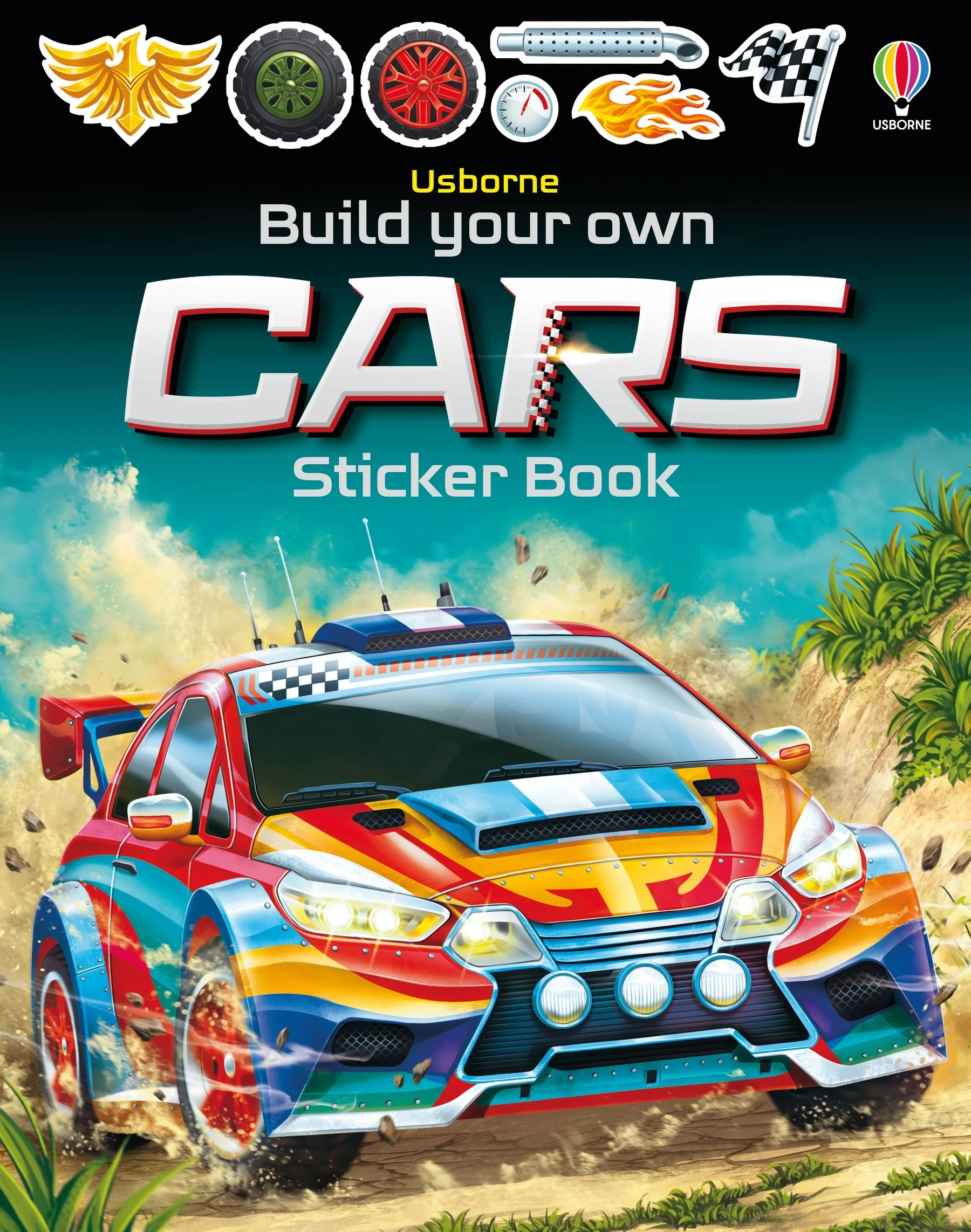 Stickers - 9781409555384 Usborne Build your own Cars Sticker book