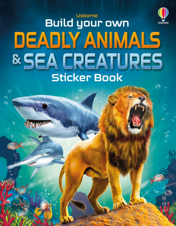 Stickers - 9781805315803 Usborne Build Your Own Deadly Animals and Sea Creatures