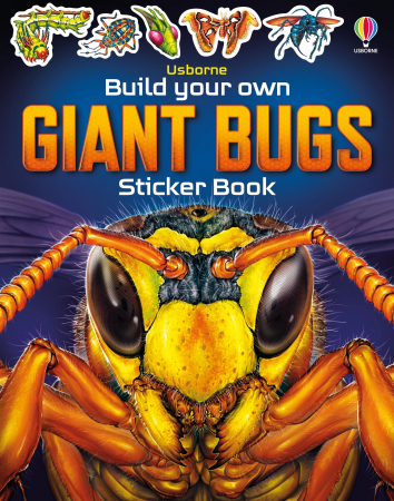 Stickers - 9781805312291 Usborne Build Your Own Giant Bugs Sticker Book