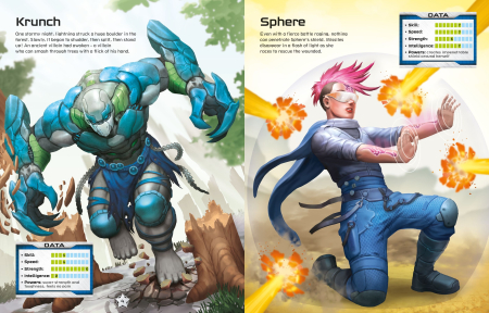 Carte cu stickers "Build Your Own Superheroes", Usborne [1]