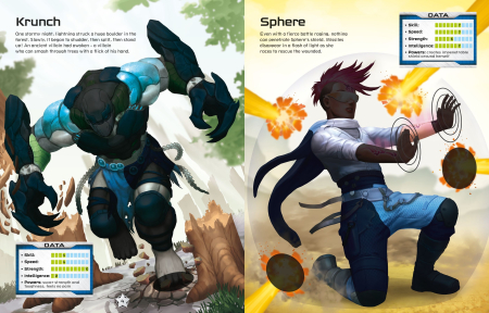 Carte cu stickers "Build Your Own Superheroes", Usborne [2]