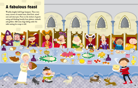 9781836041115 Usborne Knights and Castles Sticker Book [4]