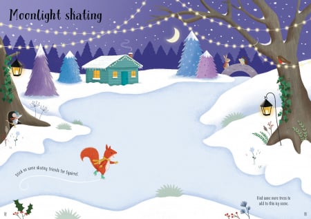 9781803700847 Usborne Sparkly Christmas Trees Stickers [2]