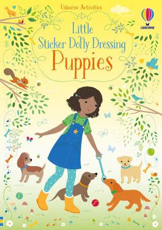 Printese, zane si papusi - 9781474959995 Usborne Little Sticker Dolly Dressing Puppies