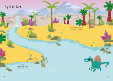 9781474959513 Usborne Little first stickers Dinosaurs [5]