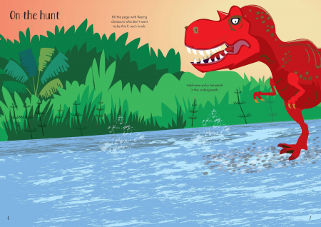 9781474959513 Usborne Little first stickers Dinosaurs [9]