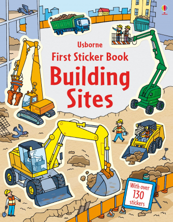 Mijloace de transport - 9781409587514 Usborne First Sticker Book Building Sites