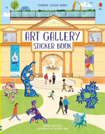 Stickers - Carte cu stickers Galeria de Arta, "Art Gallery Sticker Book", Usborne