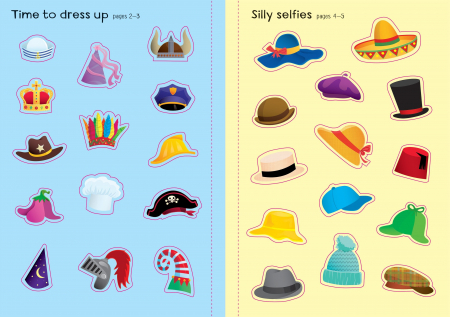 9781474986540 Usborne Little First Stickers Funny Hats [1]